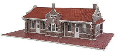 Walthers Cornerstone 933-4055 HO Brick Mission-Style Santa Fe Depot
