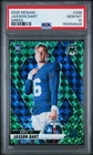 2025 Panini Mosaic Rookie Variations Jaxson Dart #288 Green Mosaic Prizm PSA 10