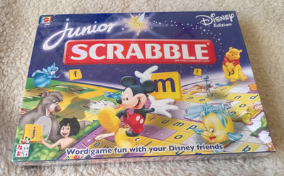 Scrabble Brettspiel - Disney Edition - doppelseitig - Alter 5-8 - Neu (Sonstige): Siehe Beschreibung