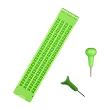 Braille Writing Board Sturdy Learning Supplies for School Men Women