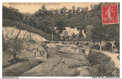 AWXP8-0512-50 - Sourdeval - Das Tal - Ein Ecke Der Bahnhof Périers