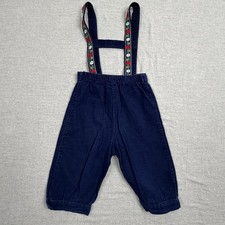 Vintage Hartstrings Girls Corduroy Suspender Shorts Knickers Size 5 USA Hearts