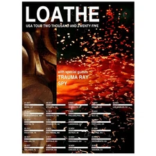 Loathe USA Tour 2025 Poster
