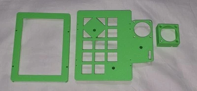 MATTYSUDS Green XBOX Original 3.5 Inch Hard Drive Caddy With GPU Fan Mount