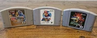 Lot of 3 Pokemon Stadium 2 Super Mario 64 Starfox 64 Nintendo Japanese Version
