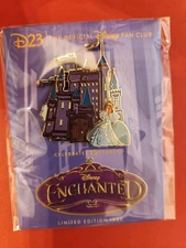 Disney D23 2022 Enchanted 15th Anniversary Giselle & Castle LE 1000 Pin