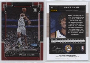 2023-24 Panini One and One Rookies Red /15 Jarace Walker #127 Rookie RC