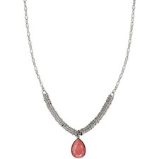 Nomination Collana Allure Ed. Rio In Acciaio Con Cerchi E 1 Crystal Rosso Corall