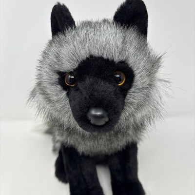 Douglas Artemis Silver Fox Sitting 11” #3767 Plush Collectible