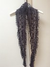 Woman's Dark Brown open weave decorative  Scarf ,  Wrap Shawl — photo 1