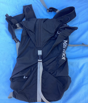 Marmot Kompressor Hydration Day Backpack Black Blue Lightweight Packable Hiking