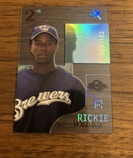 2003 Fleer EX RICKIE WEEKS Milwaukee Brewers Essential Credentials Now RC /102
