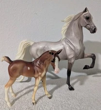 Breyer Color Crazy Mare & Foal #1326 Rejoice NSH Amber Treasure Hunt Model Horse