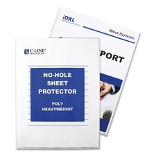 C-LINE PRODUCTS 62907 Sheet Protector, 11x8.5, Clear, PK25