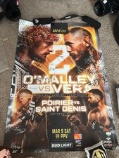 UFC 299 signed Event Poster SBC Sean O&rsquo;Malley autographed MINT poster with COA