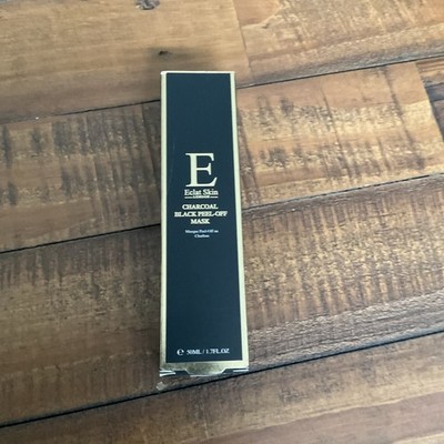 Eclat Skin London Charcoal Black Peel-off Facial Mask 1.7 fl oz New NIB in Box