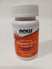 Now Foods Vitamin D-3 10000 IU - 120 Softgels