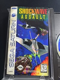 Shockwave Assault Sega Saturn 1996 With Manual Excellent Condition