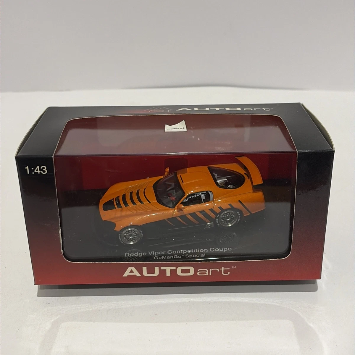 Miniature Dodge Viper Coca-Cola échelle 1:43 Par AUTOart - Métal - Rouge - Occasion