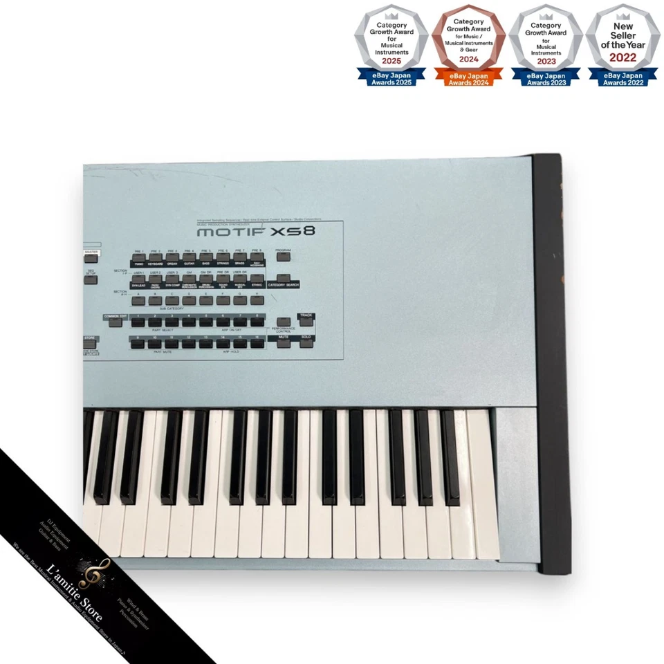 Yamaha MOTIF XS8 Music Synthesizer Keyboard Professional Grade - Image 4 of 4