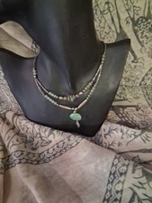 Jade Bear Necklace 18 Inches