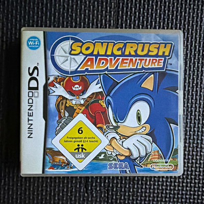 SEGA Sonic Rush Adventure Nintendo DS PAL USK 6 Handbuch Action & Abenteuer