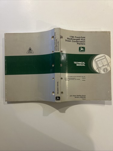 John Deere 1780 Front Fold MaxEmerge Plus Technical Manual TM1633 1998 - Picture 3 of 4