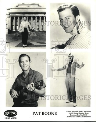 Press Photo Pat Boone - lrp75991