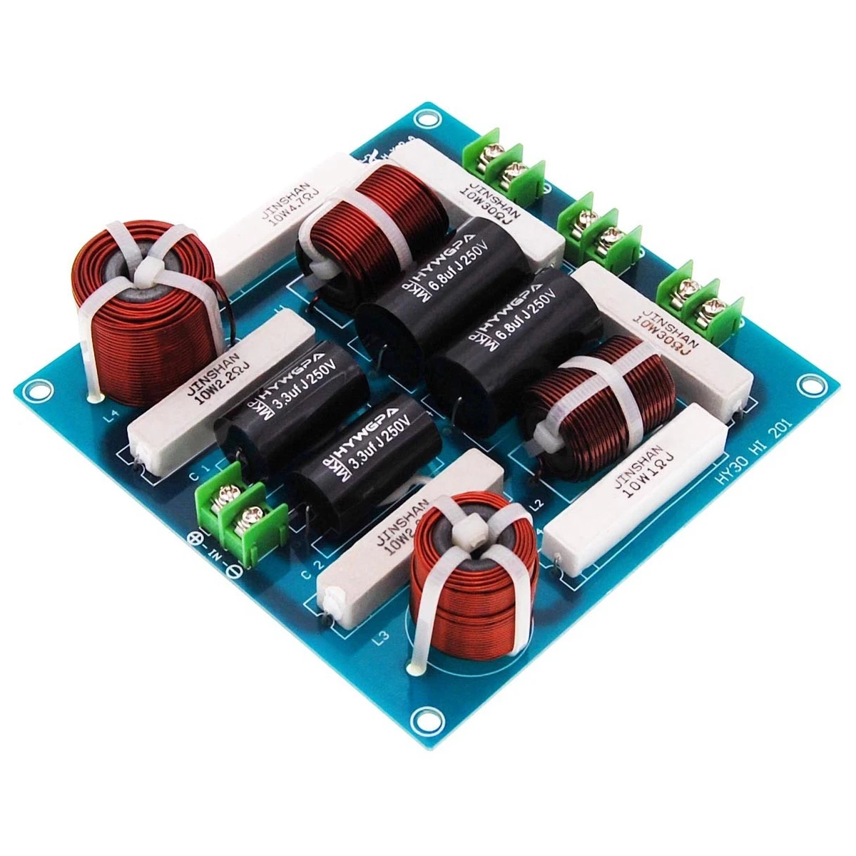 Passive 2-/3- Wege Subwooferweiche, Frequenzweiche 50 Watt RMS, 4 Ohm