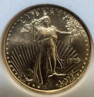 1999 Gold Eagle G$5 MS69 - 1/10 Oz Of Beautiful American Graded Gold!!!