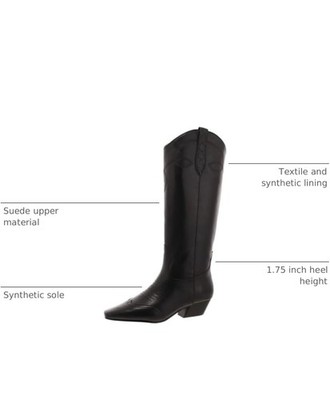 Steve Madden Black Boots Size 9 Dollie