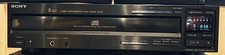 Sony CDP-C505 5-Disc Carousel CD Changer Player Black Japan, Working, No Remote.