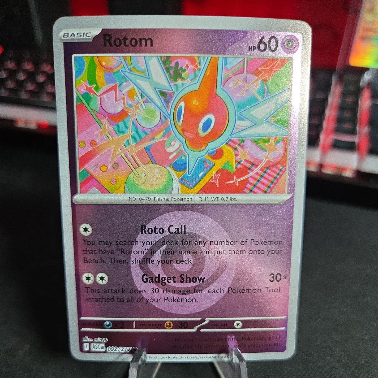 Rotom | 092/217 | Energy Reverse Holo | Pokemon Ascended Heroes - NM