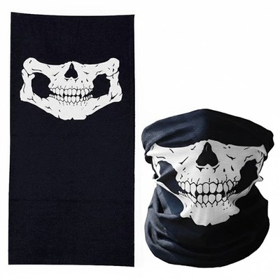 8pcs Skull Face Mask Biker Skeleton Face Cover Neck Gaiter Outdoor Hunting Masks