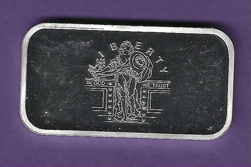 STANDING LIBERTY  .999 SILVER ART BAR