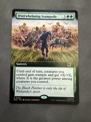 Overwhelming Stampede (Extended Art) Commander: Marvel Super Heroes Regular