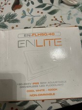 Enlite EN-FLH50/40 IP 65 50 Watt Led Flood Light Cool White In Black