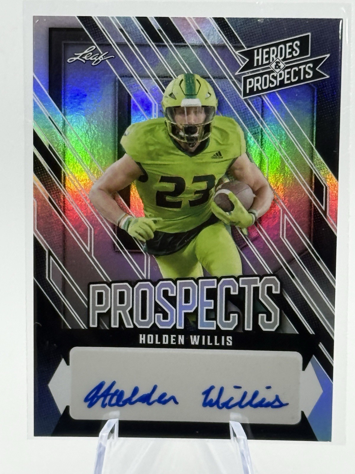 2024 Heroes & Prospects - Holden Willis Prospect Autograph Silver/75   MTSU