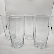 Pasabahce Tempered Pint Glass Set of 4 Beer Drinking Pub Bar Glasses 570ml