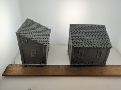 2 Normandy shack 28mm terrain FAST SHIP|Alternate Wargaming Miniature