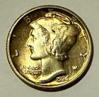1926 Mercury Silver Dime - 90% Silver
