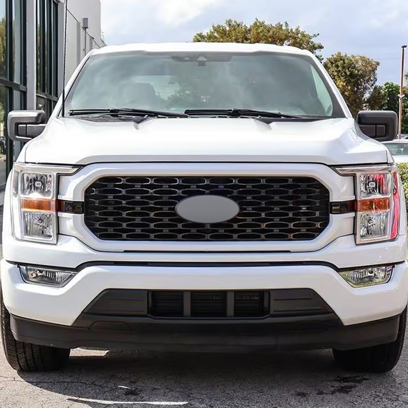 MOONSPORT Front Upper Bumper Cover – For 2021-2023 Ford F-150 – Black Plastic