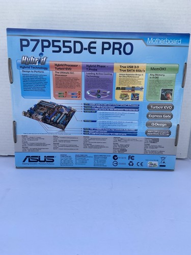 ASUS P7P55D-E PRO Hybrid Xtreme Phase Design Motherboard - 第 6/7 張圖片