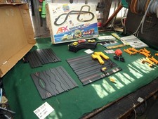 1970s Aurora AFX  Nassau 500  HO Scale Slot Car Race Set 2 Runners 1 extra body