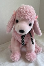 Ty Beanie Baby Brigitte The Pink Poodle Dog Vintage 2001 Plush Stuffed Animal AN