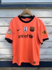 Nike Barcelona 2009 Fifa World Cup Champions away shirt in orange Size large