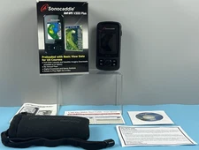 Sonocaddie Golf GPS V300 Handheld Rangefinder w/Accessories In Box Free Shipping