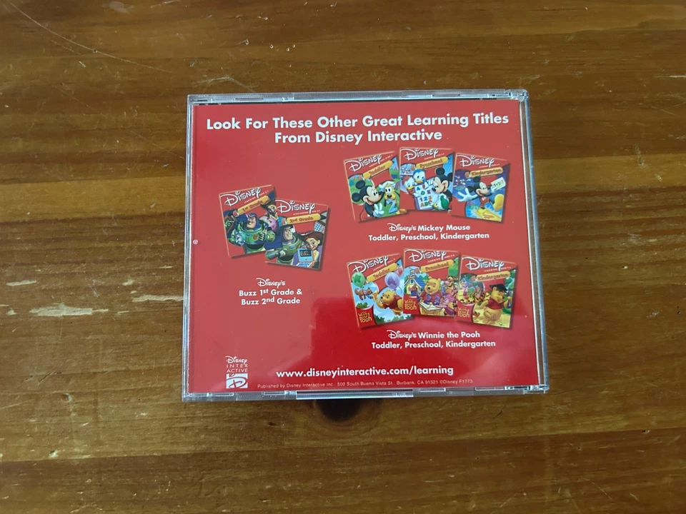 Disney Kindergarten CD PC Computer Game Disc Mickey Mouse 2000 - Image 3 of 3