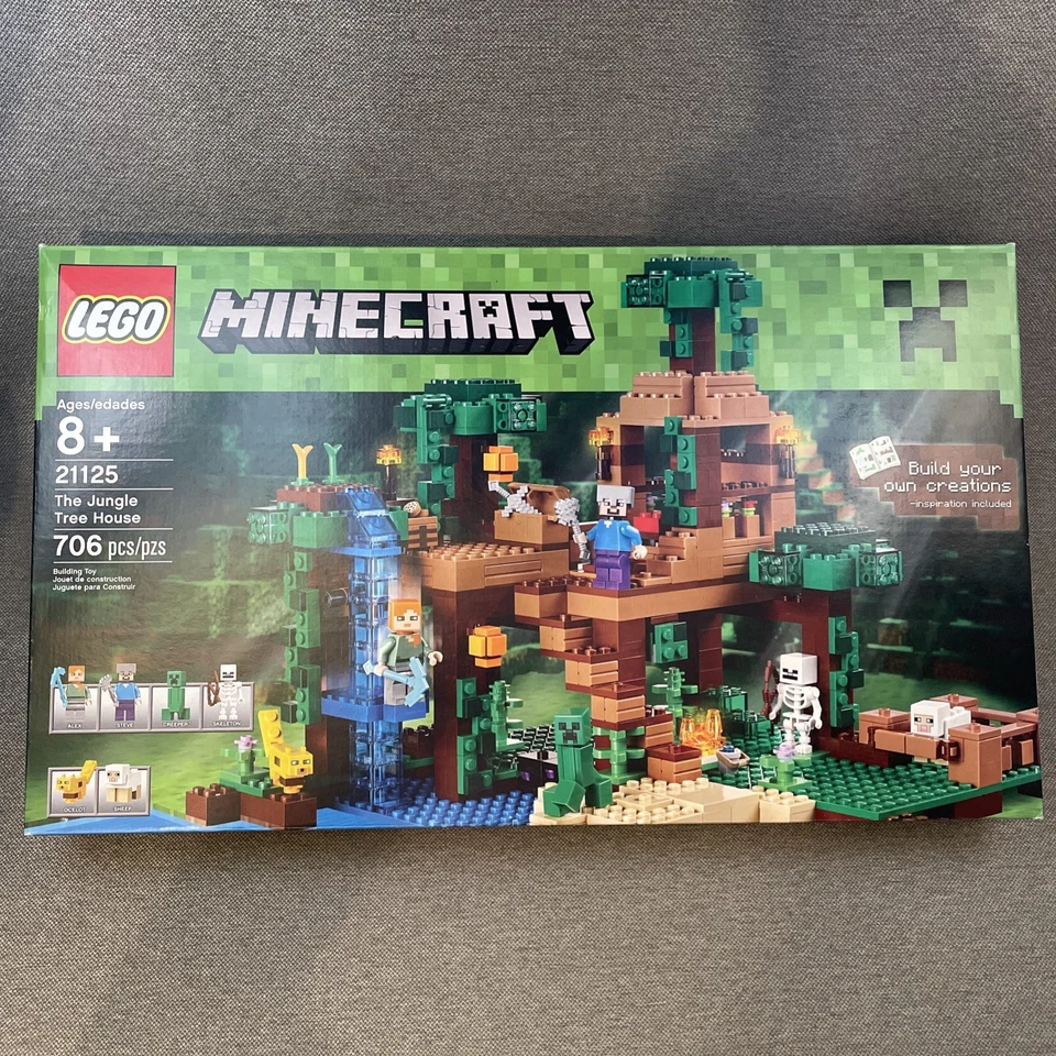LEGO 21125 MINECRAFT La Casa del Árbol de la Selva *NUEVO SELLADO* Retirado 706 Piezas Foto 2 de 4