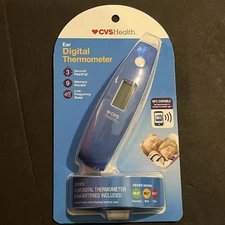 CVS Health Ear Digital Thermometer NFC Capable Measures Temp In 3 Seconds New